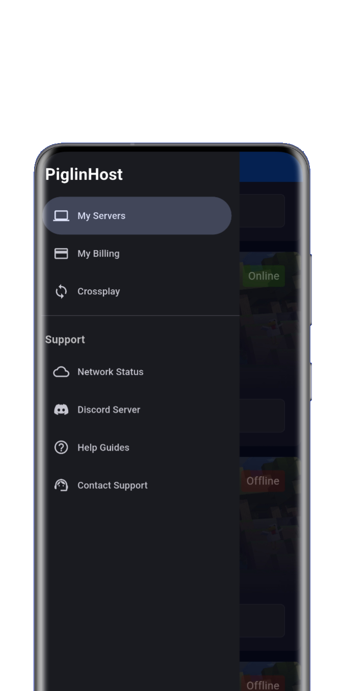 PiglinHost Mobile App